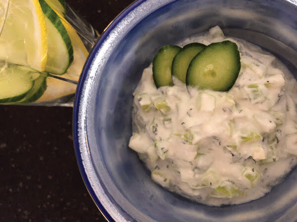 Cucumber Salad with Mint - Once Upon a Chef